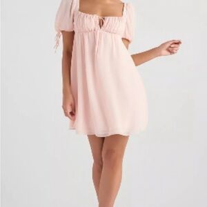 House of CB Pink Off-Shoulder Dress